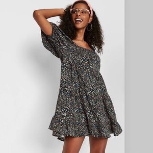 Short Sleeve floral Dress